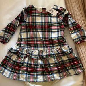 Gap plaid dress size 12-18 months